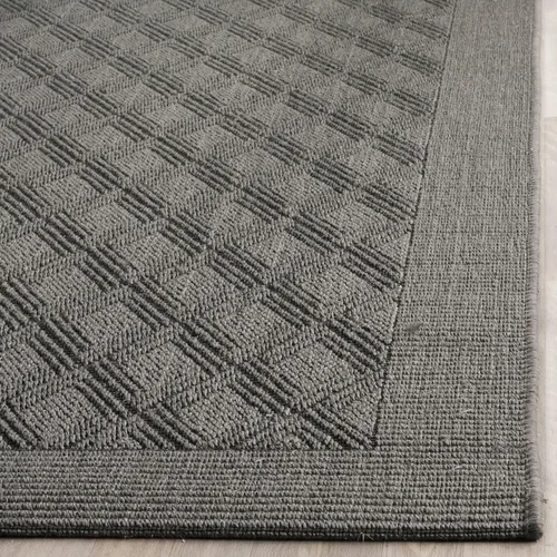 Vista 3 de SAFAVIEH Palm Beach Collection - Alfombra decorativa de 2 x 3 pies, diseño de ceniza, sisal y yute, ideal para zonas de alto tráfico en entrada