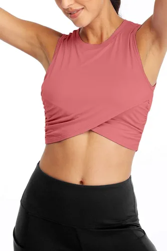 Vista 3 de Sanutch - Tops de entrenamiento para mujer, corte ajustado