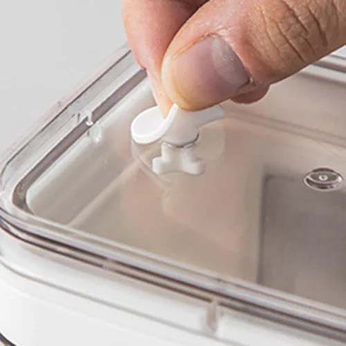 Vista 2 de MagiDeal Colador de yogur, colador de alimentos, herramientas de cocina, reutilizable, filtro de yogur casero, taza de filtro de leche de soja