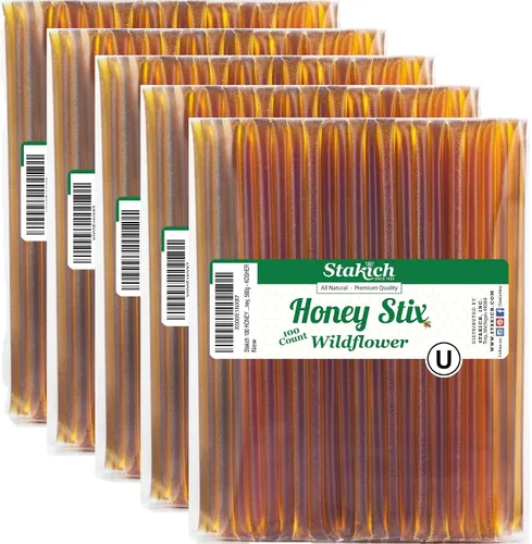 Vista 11 de Stakich Stix de Miel de Flor Silvestre (100 Stix)