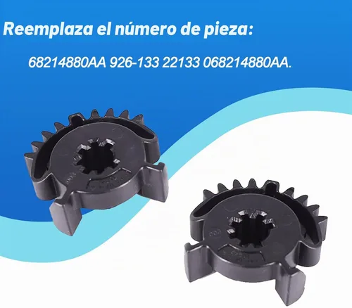 Vista 4 de Kit de engranajes de actuador de puerta de mezcla de HVAC de 2 piezas para Dodge Durango Jeep Grand Cherokee 2011-2018, sustituye a 68214880AA