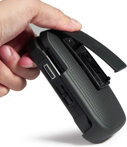 Vista 4 de Nakedcellphone Funda para Kyocera DuraXV Extreme, DuraXE Epic, DuraXA Equip, [giratorio/trinquete] Funda con clip para cinturón para Verizon E4810