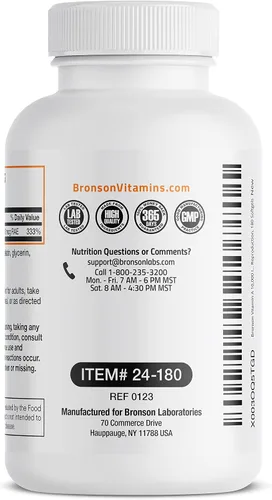 Vista 5 de Bronson Vitamina A 10,000 UI Fórmula Premium Sin OMG Apoya la Visión Saludable y el Sistema Inmunológico y el Crecimiento y Reproducción Saludables