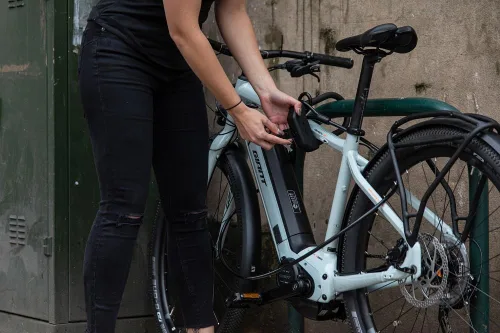 Vista 4 de Hiplok Bloqueo en U y bloqueo de bicicleta con cable de máxima seguridad
