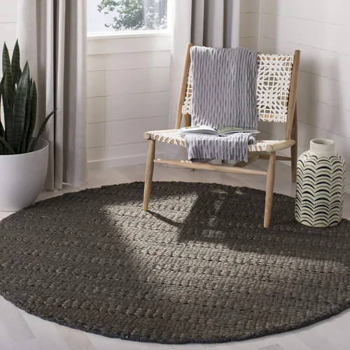 Vista 44 de SAFAVIEH Natural Fiber Collection - Alfombra decorativa de 2 x 3 pies, color lejía, yute hecho a mano, diseño trenzado tejido, ideal para entrada