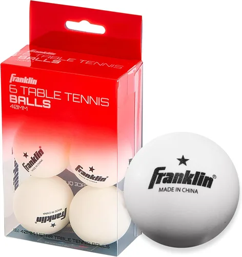 Vista 10 de Franklin Sports Pelotas de tenis de mesa - Pelotas de tenis de mesa de tamaño y peso oficial 40mm - Pelotas profesionales de una estrella - Paquetes