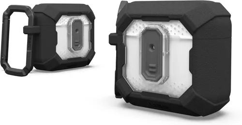 Vista 10 de UAG - Funda de plasma para AirPods 5 2026 con tapa y mosquetón Verde oliva (Olive Drab)