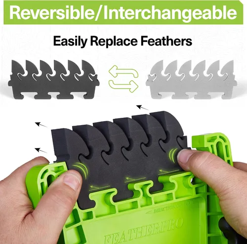 Vista 3 de BOW Products FeatherPRO FP1 - Guía de plumas para sierras de mesa, mesas de router y sierras de cinta - Plumas de EVA que reducen el retroceso