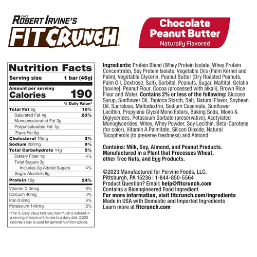 Vista 2 de FITCRUNCH - Barras de proteínas, paquete variado de tamaño aperitivo, sin gluten, paquete de 18
