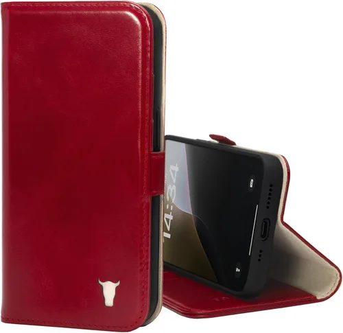 Vista 7 de TORRO Funda de cuero compatible con iPhone 17e y iPhone 16e (6.1 pulgadas 2026/2025) - Funda de cuero premium tipo cartera con soporte y ranuras