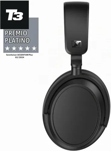Vista 2 de Sennheiser ACCENTUM Plus - Auriculares inalámbricos Bluetooth con cancelación de ruido, función de carga rápida, hasta 50 horas de reproducción, ANC