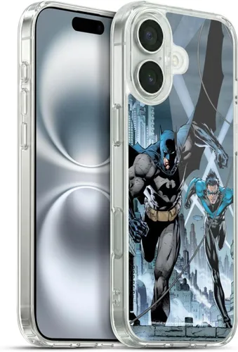 Vista 72 de Head Case Designs Funda de gel Hush con licencia oficial de Batman DC Comics #608 (protección de grado militar) compatible con Apple iPhone 7