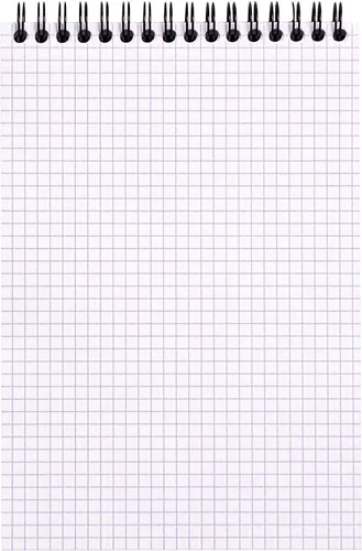 Vista 2 de Rhodia Gráfico de bloc de notas naranja encuadernado - 4 pulgadas x 6 pulgadas, paquete de 3