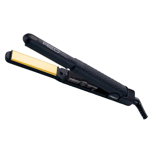 Vista 4 de Kiss Productos Plancha Plancha Professinal Turmalina Cerámica Roja, 0.75 pulgadas, 1 Libra