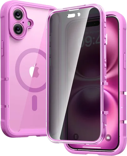 Vista 81 de Carcasa Diaclara diseñada para iPhone 12/12 Pro, carcasa completa resistente con protector de pantalla táctil y antiarañazos integrado, carcasa Azul