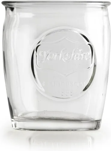 Vista 3 de Circleware Yorkshire - Juego de vasos de vidrio para whisky, 14 onzas, juego de 4 vasos de vidrio escocés de base pesada transparente doble antiguo
