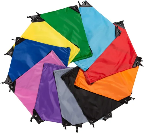 Vista 6 de Vorspack Mochila con cordón de 10 piezas para fiestas, gimnasio, viajes deportivos