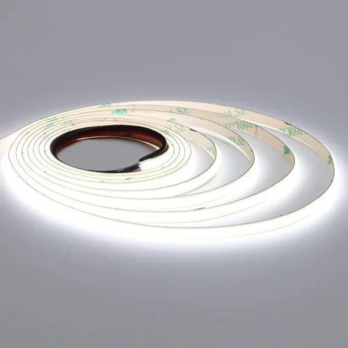 Vista 13 de TOPAI Tira de luz LED COB delgada de 12 V, 5mm (0.197 in), 3000 K, blanco cálido, 16.4 pies, brillante, 4000 lm, CRI>90, uniforme sin puntos, 400