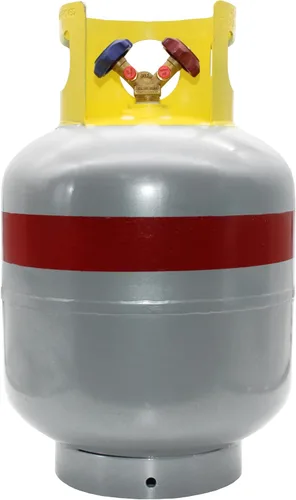 Vista 6 de Flame King YSNR501 tanque cilíndrico para recuperación de refrigerante, 50 libras