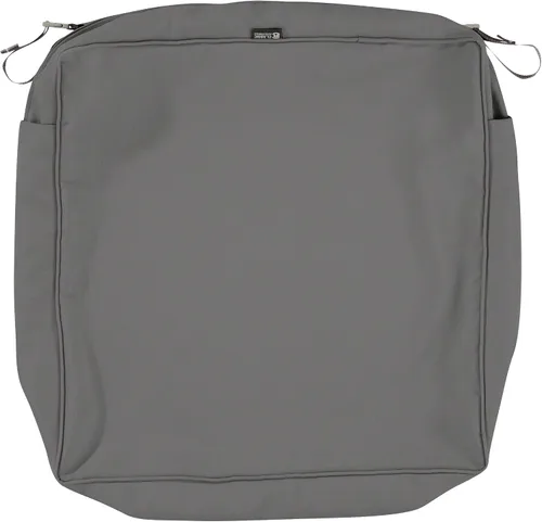 Vista 11 de Classic Accessories - Funda de cojín Montlake para banca de patio, Gris Heather Gris jaspeado