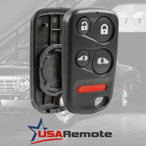 Vista 3 de Carcasa y almohadilla Shell Case & Pad compatible con llavero de auto Keyless Entry Remote para Honda Odyssey 1999 2000 2001 2002 2003 2004