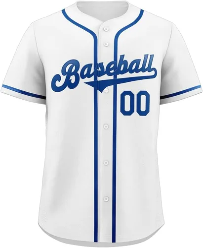 Vista 13 de Camisetas de béisbol personalizadas para hombres, mujeres, niños, camisetas con botones, personalizadas, número de nombre impreso o cosido