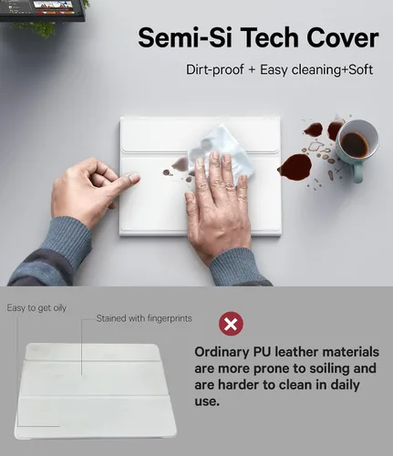 Vista 5 de GreenLaw Funda de teclado para Samsung Galaxy Tab A9 Plus de 11 pulgadas 2023, teclado retroiluminado de 7 colores, funda resistente a las manchas