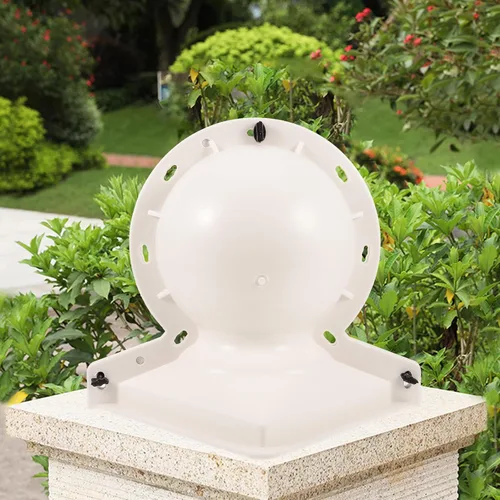 Vista 8 de UKCOCO Molde de bola de Feng Shui Decoración Ornamento Jardín Plinto Base Moldes Césped Columna Romana Modelos de Plástico Balaustrada Molde