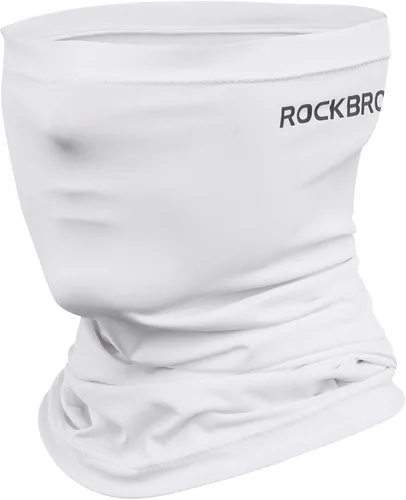 Vista 14 de ROCKBROS Polaina refrescante para el cuello, bandana para hombres, polainas de cuello de verano, media cara, bufanda, protección solar UV