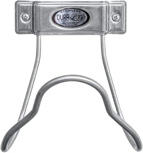Vista 2 de ACCU Dura-Loop® - Colgador de manguera de agua de acero inoxidable, grande, fabricado en Estados Unidos