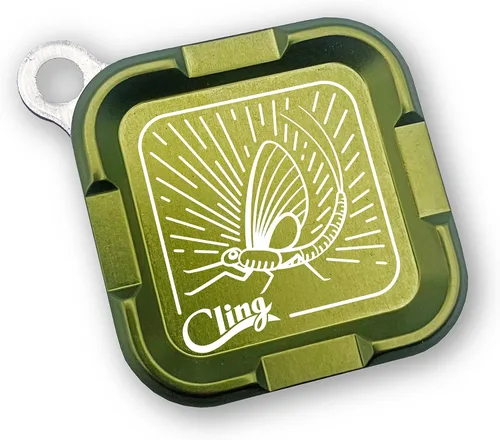 Vista 18 de Cling Fishing Products Mag Grab Mini – Soporte magnético compacto para moscas y organizador para pescadores (Brown Town, Negro)