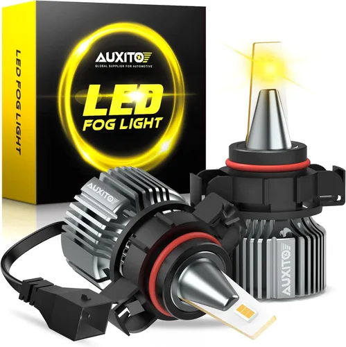 Vista 9 de AUXITO Bombillas LED antiniebla 880/899/893, 3000 K, amarillo dorado, 18000 lm, kit de luces antiniebla ámbar 1000% más brillantes, repuesto OEM 1:1