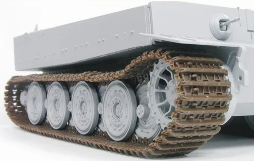 Vista 2 de Tiger I Versión tardía SdKfz 181 Ausf E Enlaces de pista viables 1-35 AFV Club