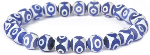 Vista 26 de Justinstones Gem - Pulsera elástica de cuentas redondas de 8 mm de gemas semipreciosas, unisex, de 7 pulgadas AA Thulite