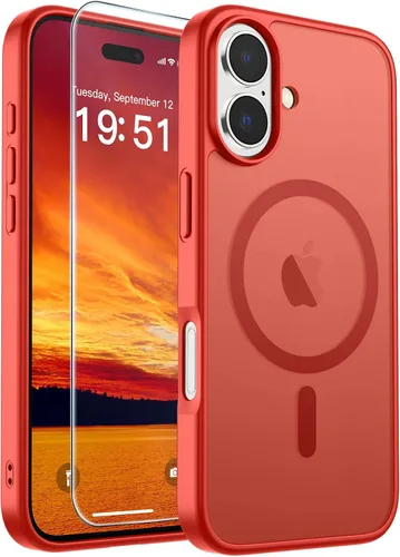 Vista 341 de SUPFINE Funda magnética para iPhone SE 2022 (3ª)/2020 (2ª), iPhone 8 (compatible con MagSafe) (protección contra caídas de grado militar), funda
