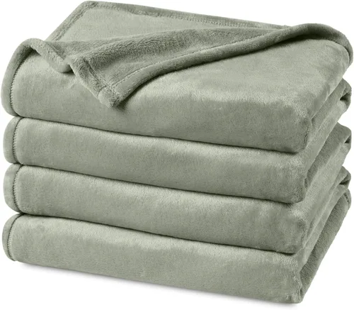 Vista 35 de PHF - Manta de forro polar, tamaño King, 120 x 4.23 – 10.58 oz, ligera, cálida, color beige