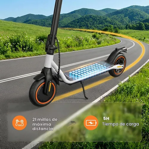 Vista 3 de Electric Scooter, 500W-1200W Peak Motor, 21-28 Mile, 8.5"-10" Tire