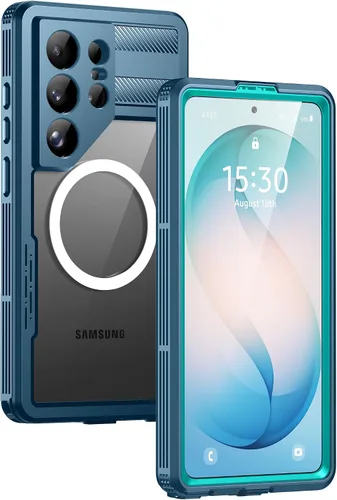 Vista 16 de Lanhiem Funda para teléfono Galaxy Note 9, IP68, impermeable, a prueba de polvo, a prueba de golpes, con protector de pantalla integrado, cubierta