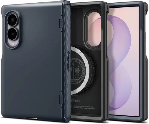 Vista 13 de Spigen Funda para Galaxy Z Fold 6, Slim Armor Pro (2024) [protección de bisagra] - Negro Negro