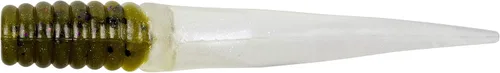 Vista 63 de Bobby Garland Slab Slay'R Señuelo de Pesca de Plástico Suave para Crappie, Equipo de Pesca y Accesorios, 2", Doble Arco Iris Plateado Arco iris