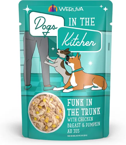 Vista 14 de Latas y bolsas de alimentos húmedos sin granos "Dogs in the Kitchen" de Weruva