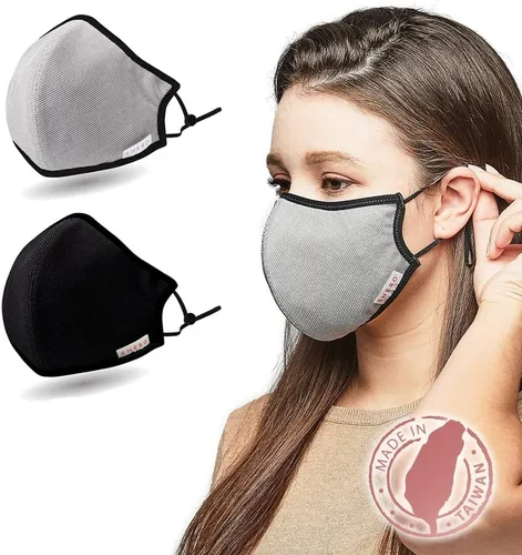 Vista 8 de Shero Reusable Copper Infused Face Mask With Nose Wire, Washable, Breathable and Adjustable