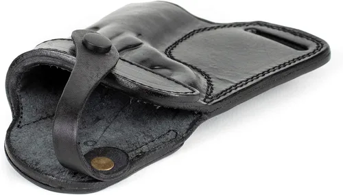 Vista 4 de Doruk Funda para pistola Ruger Mark IV Lite 22/45 SOB de cuero Mano derecha negra