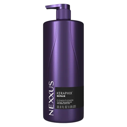 Vista 12 de Nexxus Keraphix Acondicionador Keraphix con ProteinFusion para cabello dañado con proteína de queratina y arroz negro, 13.5 oz