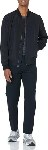 Vista 4 de Tienda Essentials Pantalón de sarga elástico de 5 bolsillos para hombre