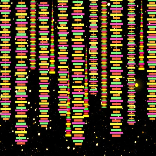 Vista 13 de Guirnalda de Papel Neón de 110 pies, Serpentinas Neón, Estrella Perforada, Decoraciones Neón de Luz Negra que Brillan para Fiestas, Reactivas a UV