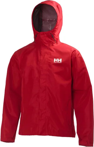 Vista 32 de Helly-Hansen Seven J - Chaqueta impermeable resistente al viento transpirable para hombre Sorbete de naranja 320