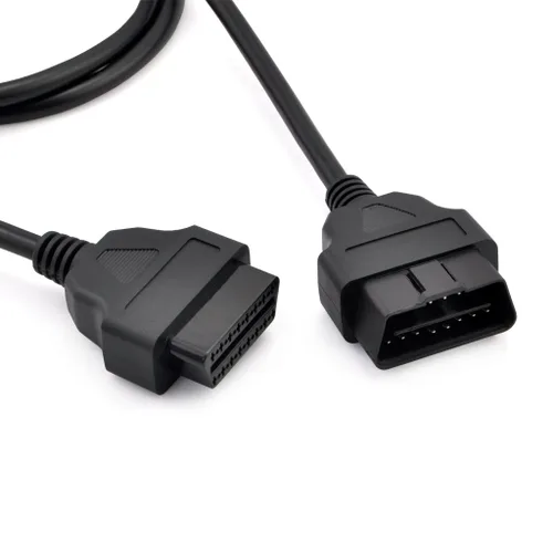 Vista 2 de iKKEGOL Cable de extensión de diagnóstico de 5 pies, 150cm, 4.9 ft, OBD-II, OBD2, 16 pines, adaptador de cable de diagnóstico (paquete de 2)