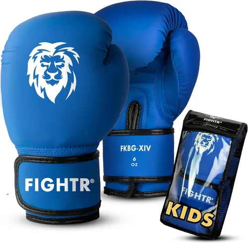 Vista 8 de FIGHTR® Guantes de boxeo para niños y más estabilidad Niños y niñas junior Boxeo, MMA, Muay Thai, Kickboxing y Artes Marciales 04 06 oz incl.