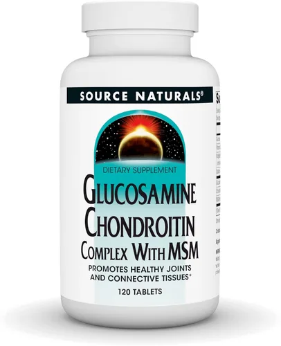 Vista 6 de Source Naturals Complejo de glucosamina condroitina con MSM, 60 tabletas